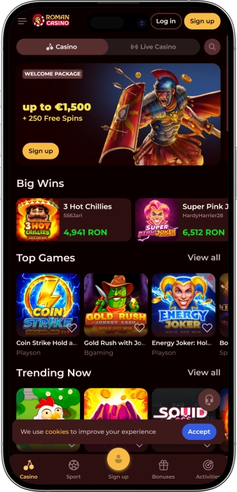 Roman Casino App